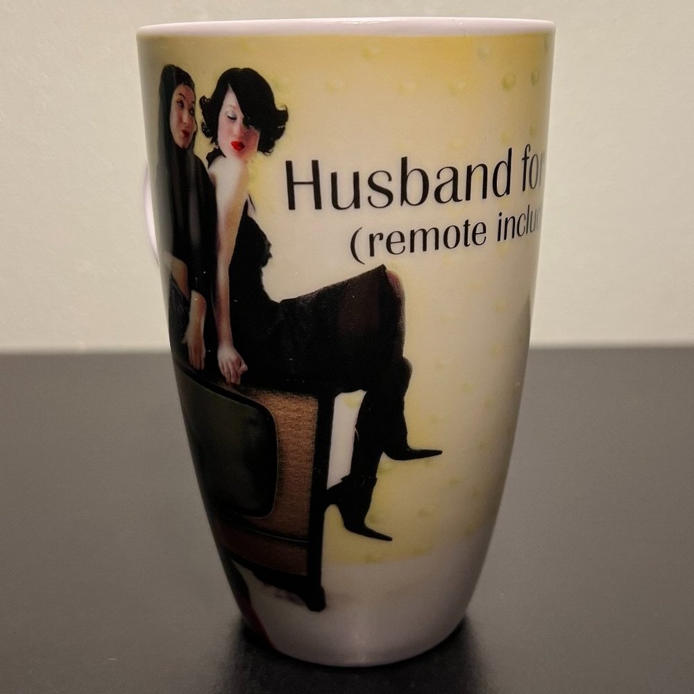 American Atelier Husband For Sale Remote Included Mug Retro Zebra Animal Print